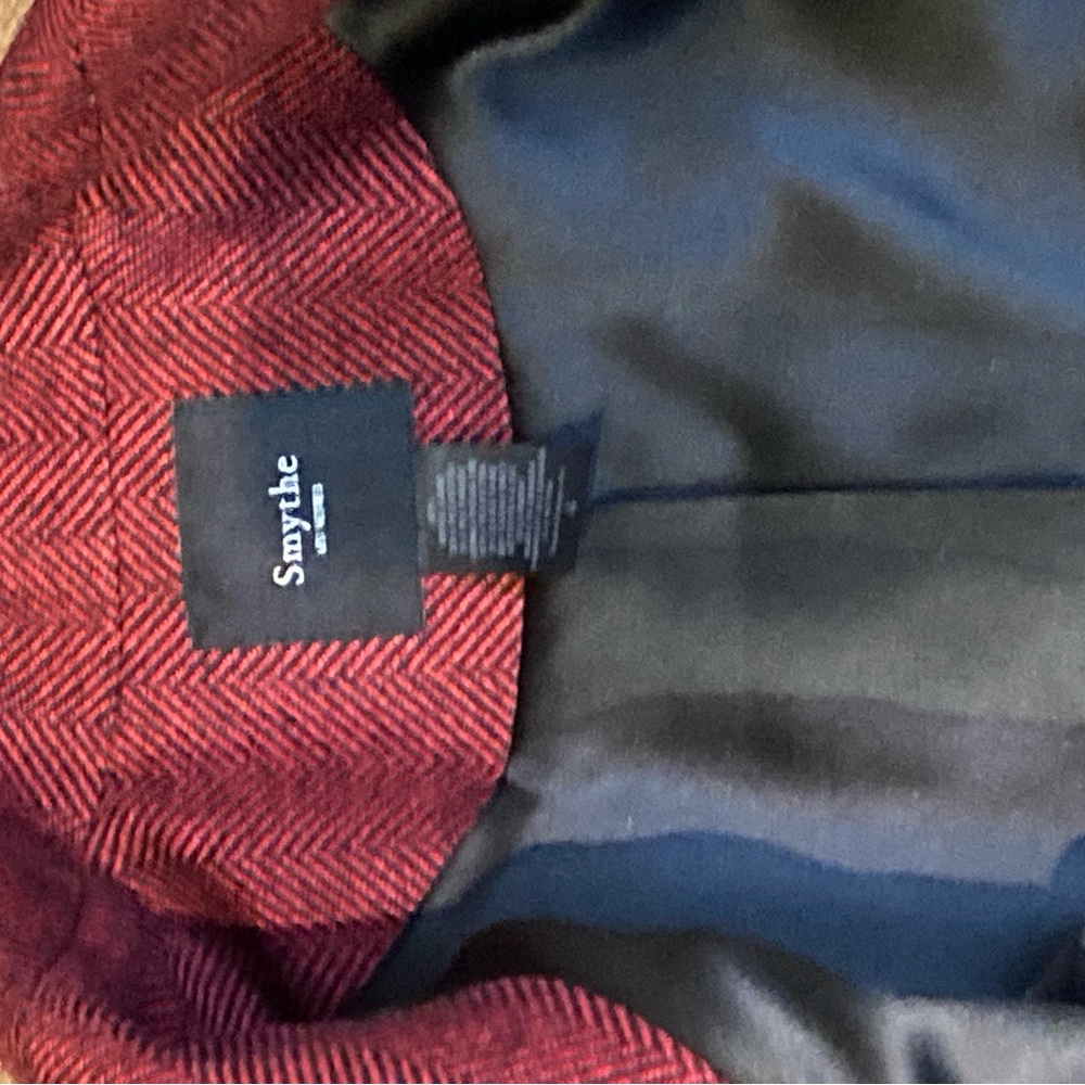 SMYTHE Red/Blk holiday blazer - Picture 3 of 5
